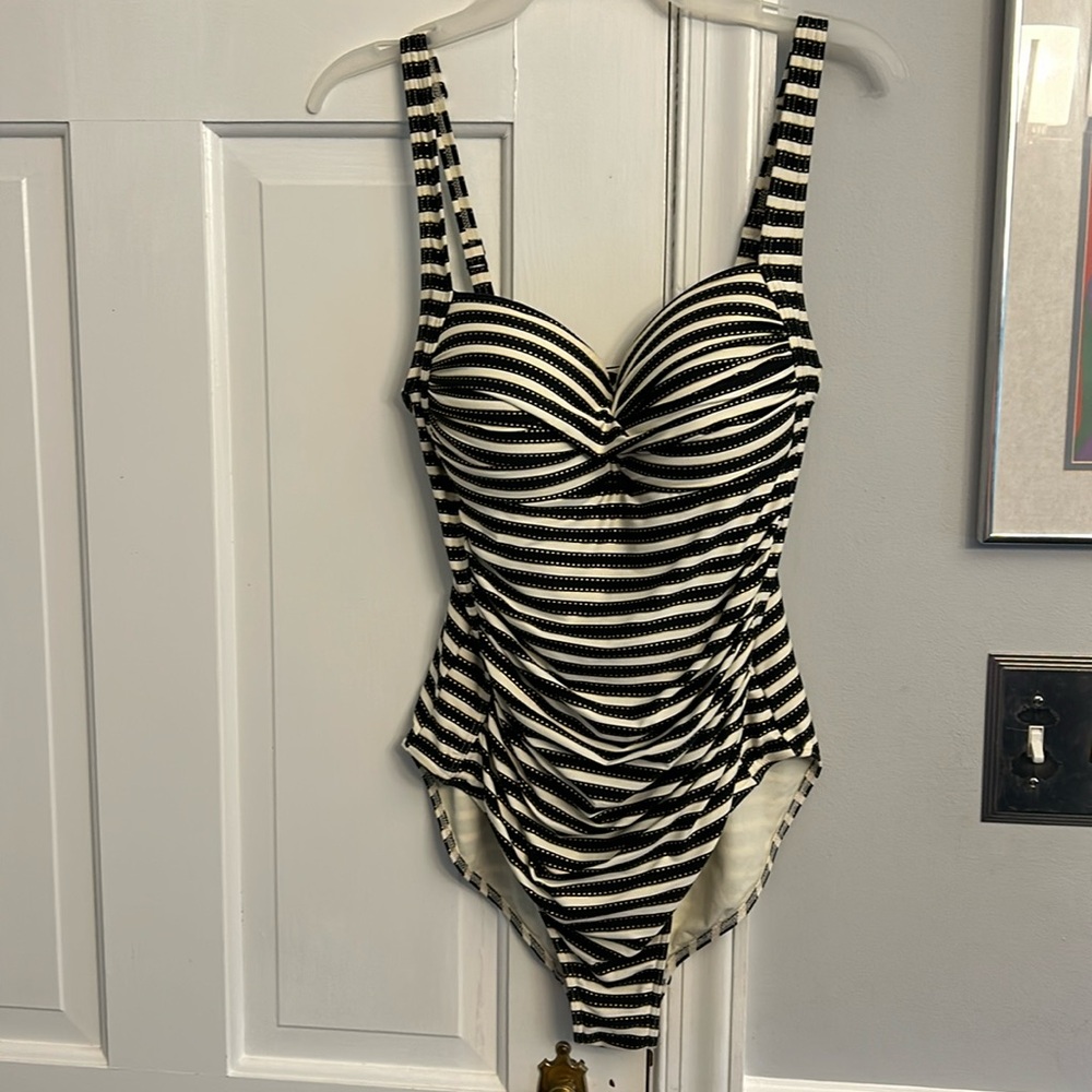Niptuck Swim Sorrento Stripe Tummy Control Swimsuit